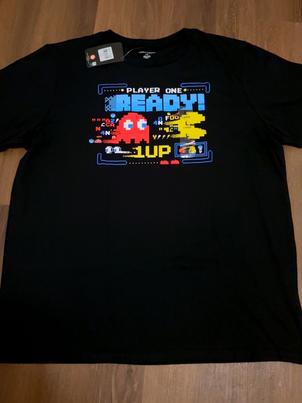 Arcade Ready Pac-Man Graphic Tee - Black